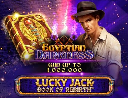 Lucky Jack Book of Rebirth Egyptian Darkness logo