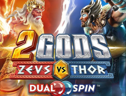 2 Gods Zeus versus Thor logo