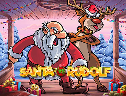 Santa vs Rudolph logo