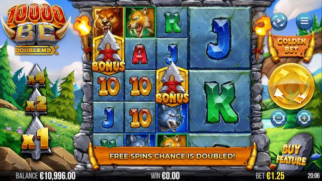 10000BC DoubleMax Gigablox Free Spins