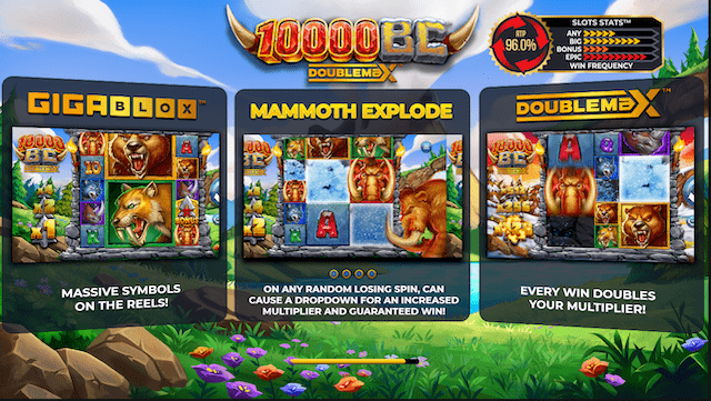 10000BC DoubleMax Gigablox Start Up Screen