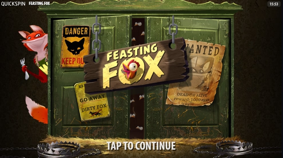 Feasting Fox Start-up Screen