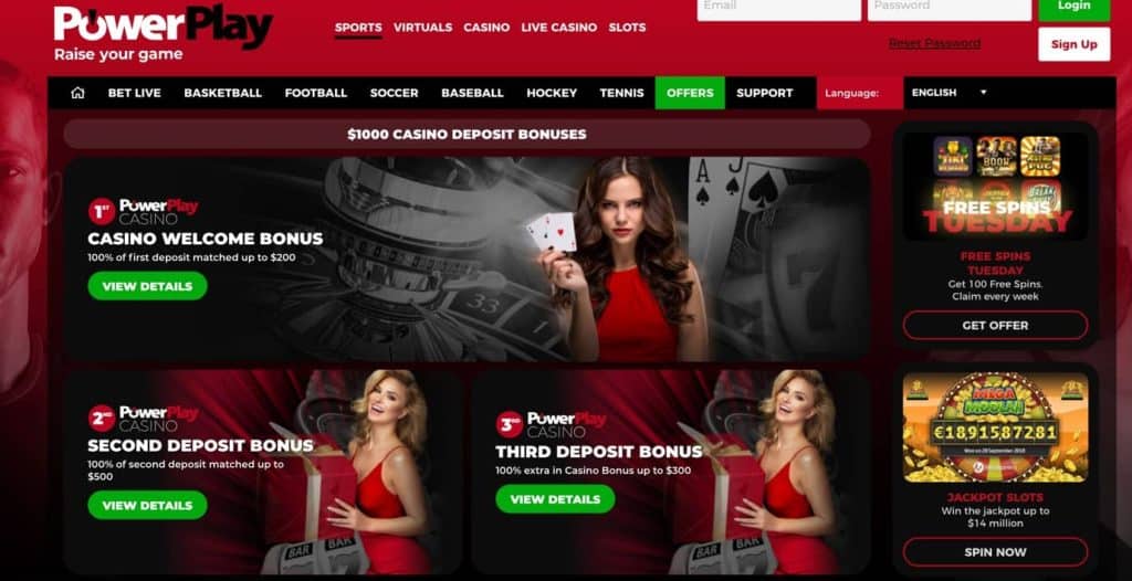 PowerPlay Casino Bonuses