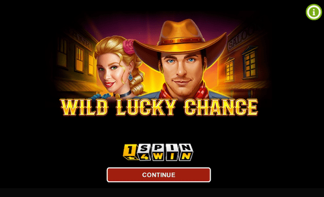 Wild Lucky Chance Slot Start up screen