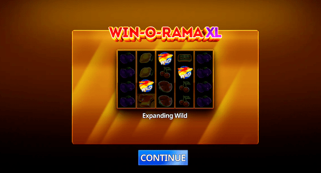 Win-O-Rama XL Start-Up Page