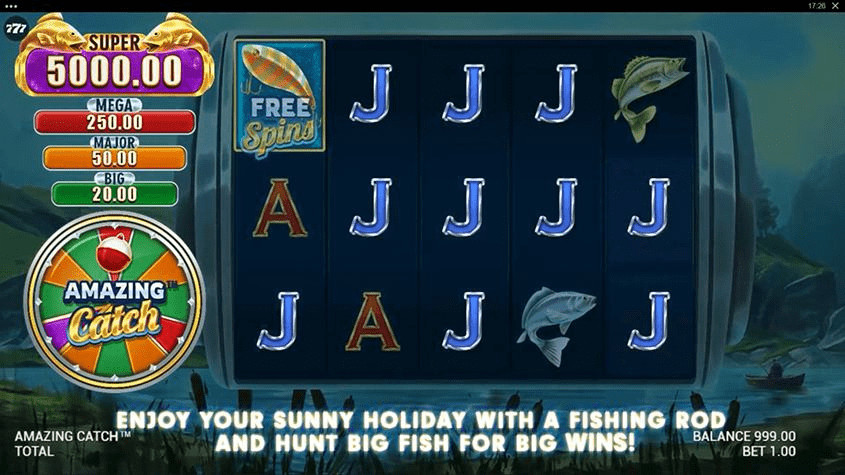 Amazing Catch Slot Regular Paying Symbols