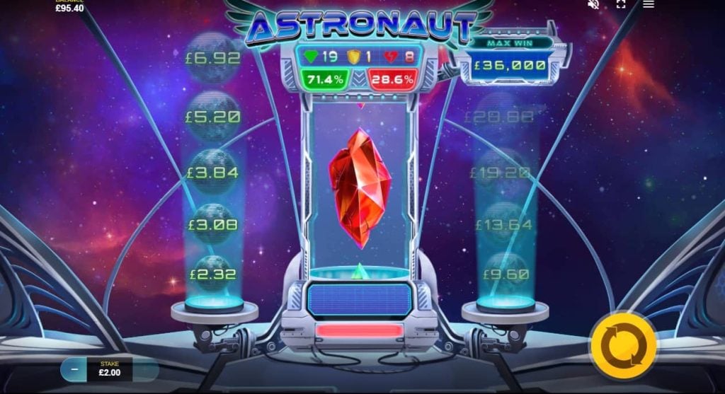 Astronaut Slot Red Crystal Symbol
