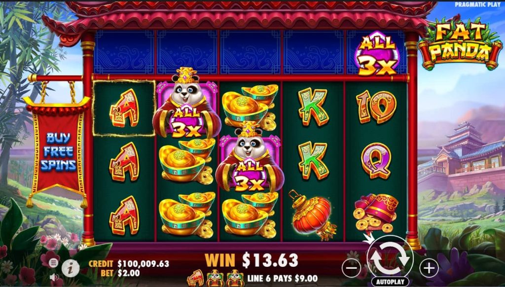 Fat Panda Slot Winning Payline