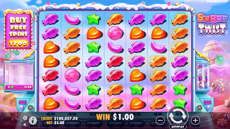 Sugar Twist Slot Basic Grid Layout and Symbols