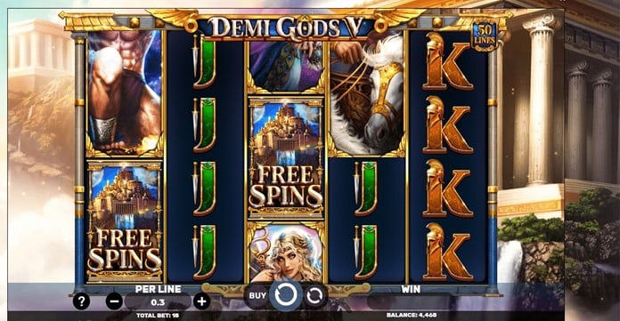 Demi Gods V Slot Wild Symbols