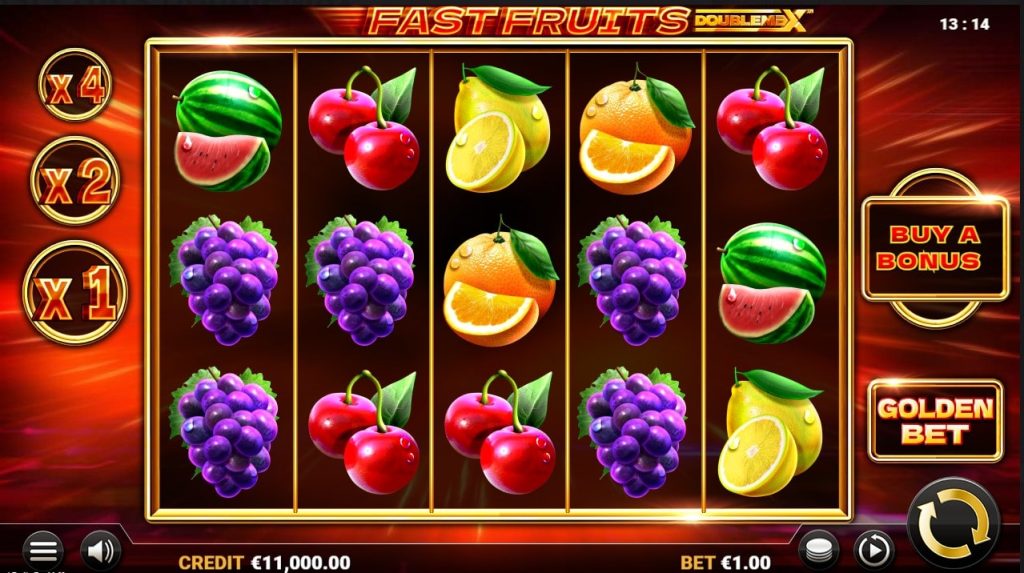 Fast Fruits DoubleMax Basic Grid Layout and Symbols