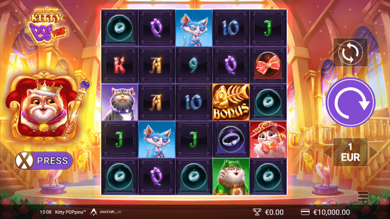 KittyPOPpins Slot Basic Grid Layout