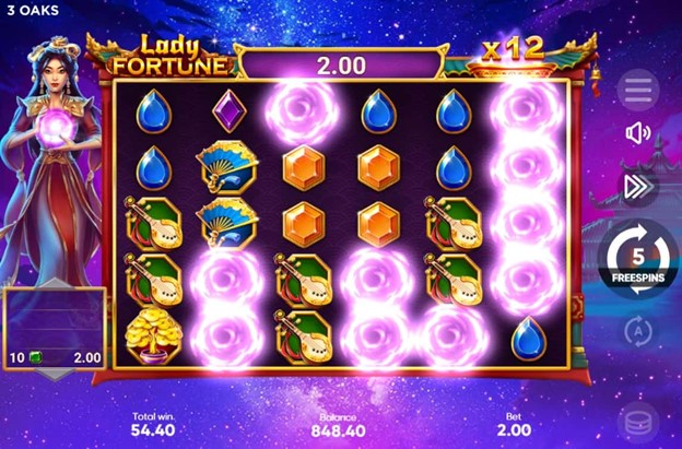Lady Fortune Slot Free Spins Feature