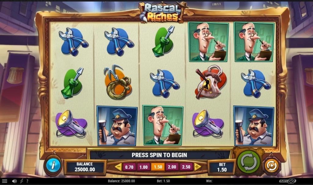 Rascal Riches slot Basic Grid Layout