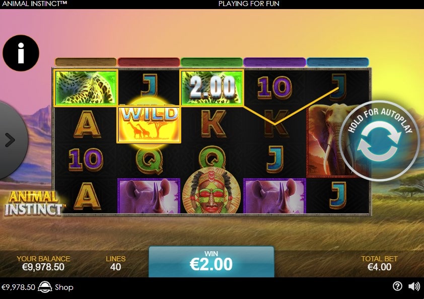 Animal Instinct Slot Wild Symbols