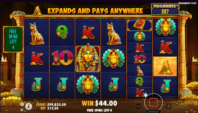 Book of Tut Megaways Slot Free Spins