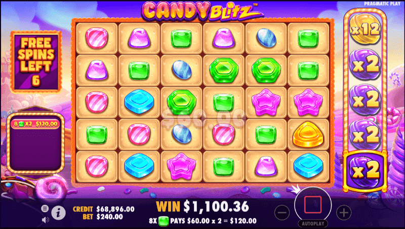 Candy Blitz Slot Free Spins Feature