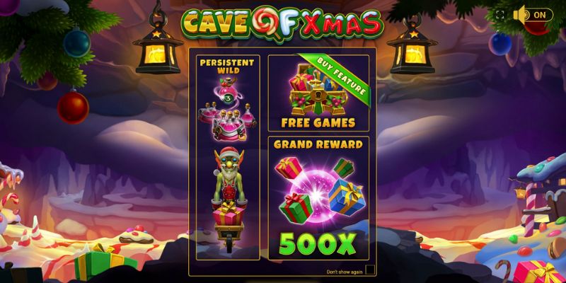 Cave of Xmas Slot  Free Spins