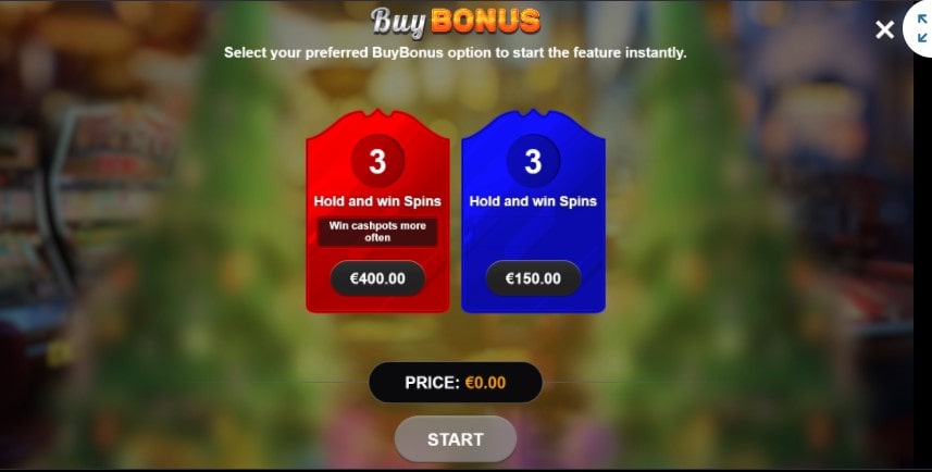 Diamond Bounty Xmas Hold and Win Slot Bonus Buy
