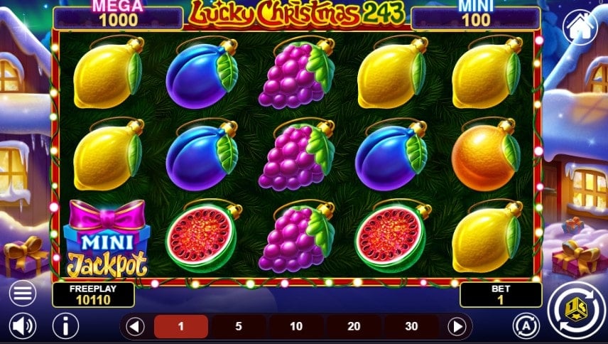 Lucky Christmas 243 Slot Mini Jackpot Symbol