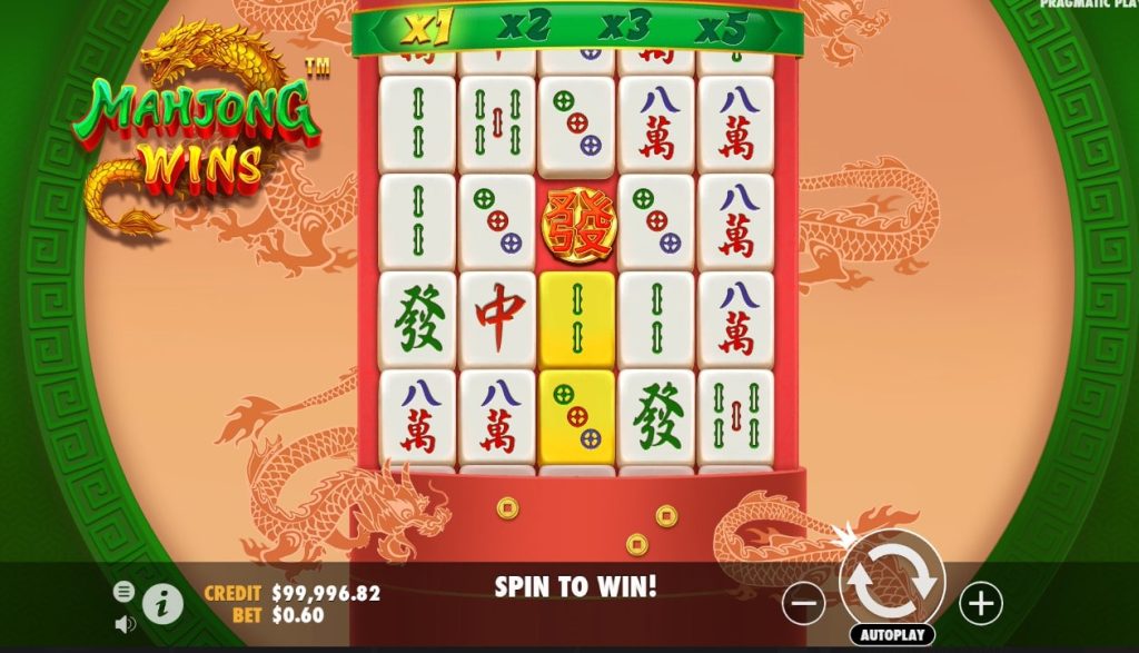 Mahjong Wins Gold Symbols Wilds