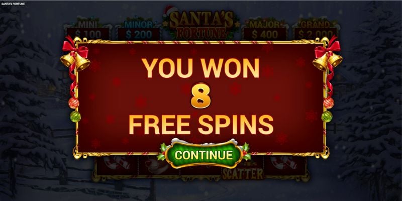 Santa's Fortune Slot  Free Spins