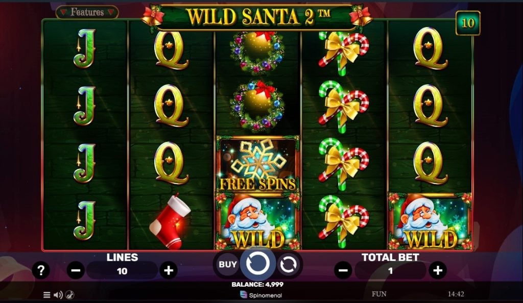 Wild Santa 2 Slot Free Spins Symbol