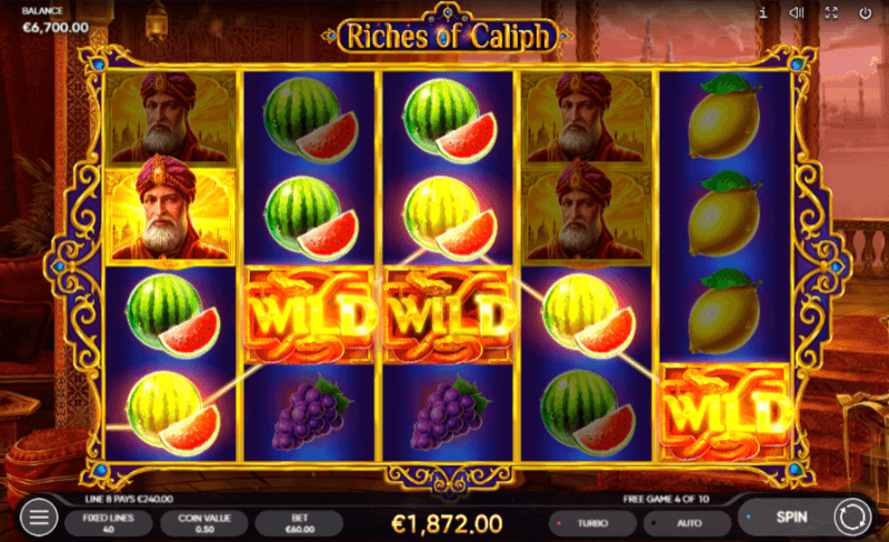 Riches of Caliph Free Spins