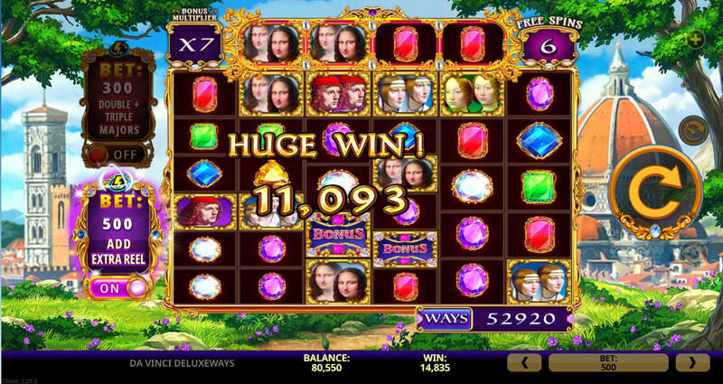 Da Vinci DeluxeWays Free Spins