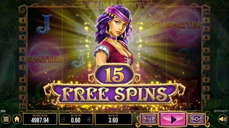 Madam Lucky Free Spins