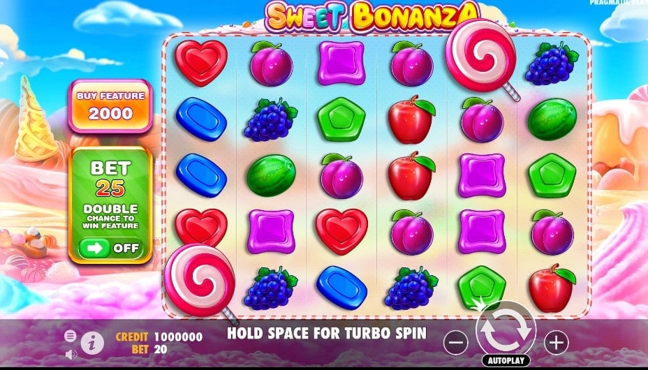 Sweet Bonanza real money slot gameplay