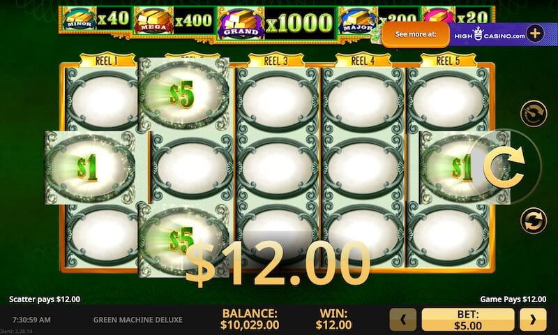 The Green Machine Main Game Image