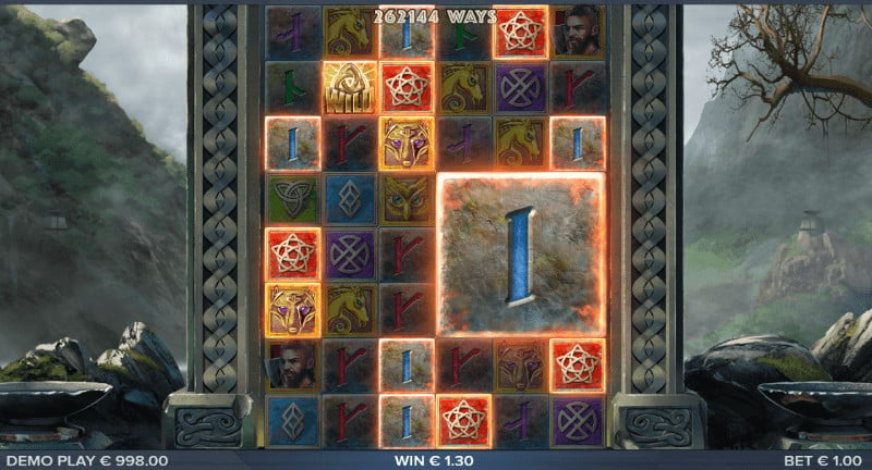 Valhall Gold Slot Grid Layout and Symbols