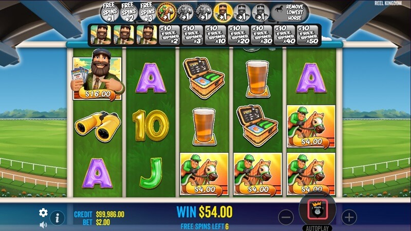 Big Bass Day At The Races Free Spins Feature