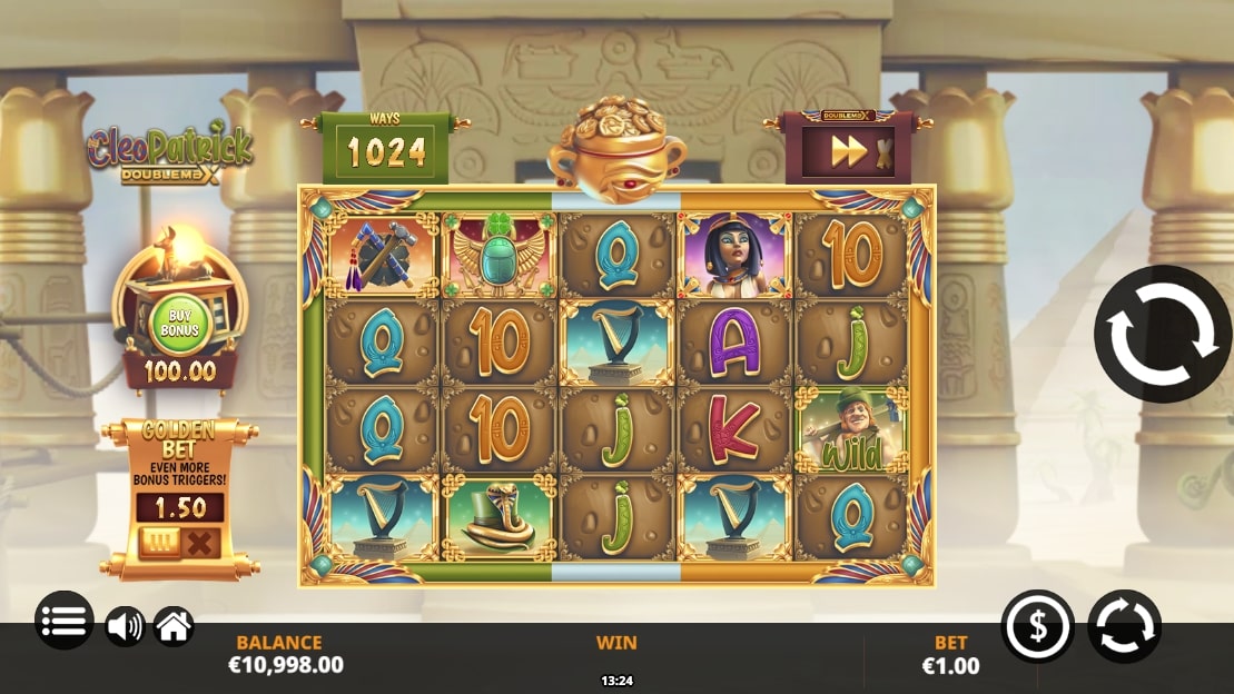 Cleopatrick DoubleMax Slot Layout and Symbols