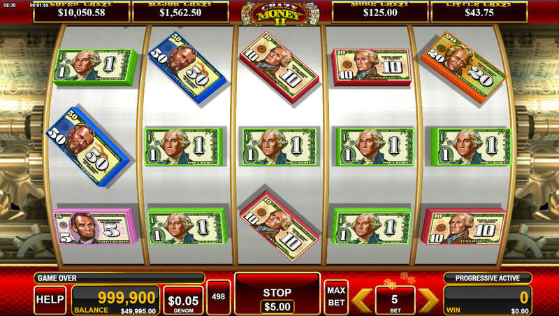 Crazy Money II Slot Grid Layout and Symbols