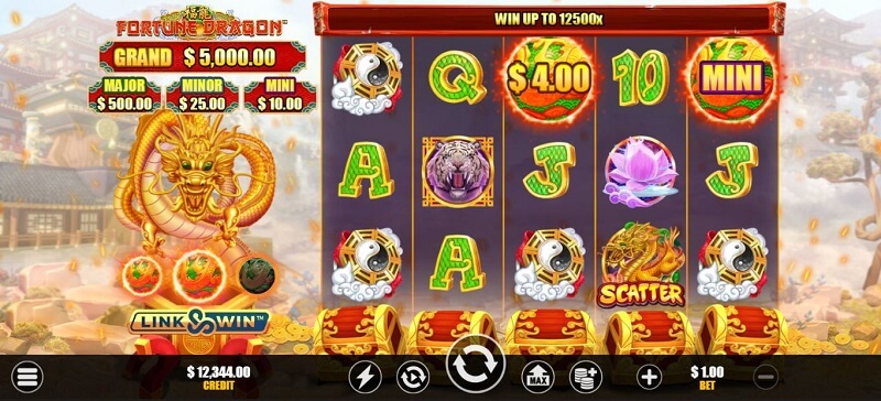 Fortune Dragon Slot Grid Layout