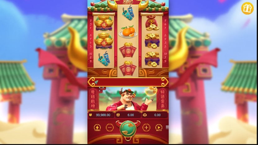 Fortune Ox slot game grid layout