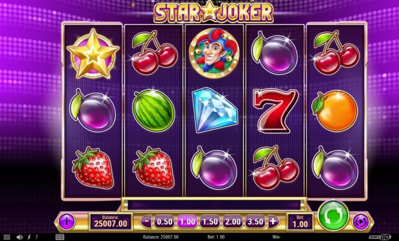 Star Joker Slot Grid Layout and Symbols