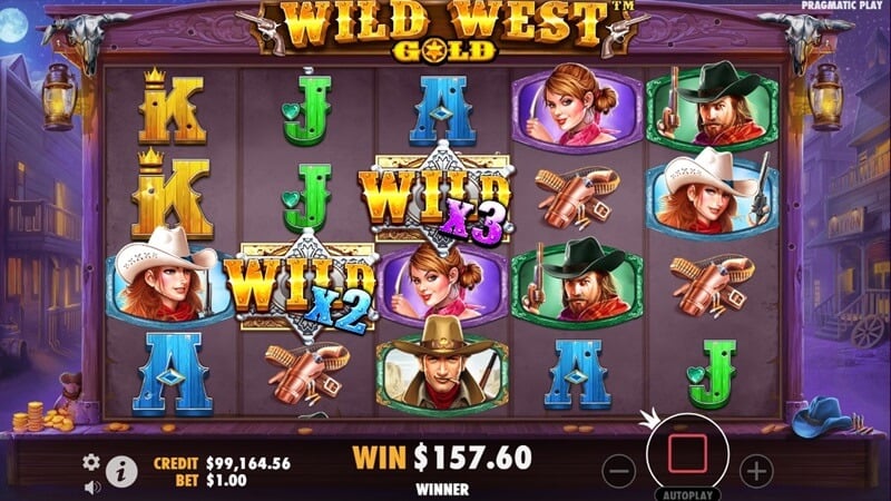 Wild West Gold free spins feature
